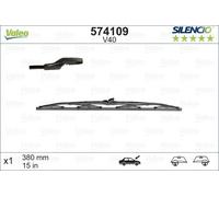 Alfa Romeo Alfetta Wiper Blade 74-84 (574109) OEM Valeo