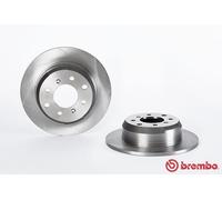 BREMBO 2x Brake Discs Solid Rear Axle Braking Fits Alfa Romeo 1750-2000 Giulia