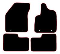 Alfa Romeo Giulietta 2010-2014 auto Car Mats UK-Made Tailored Fit Carpet Floor Mats Full Coverage Compatible Accessory Red Trim