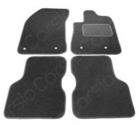Alfa Romeo Giulietta 2016+ Automatic 4 Piece Set Car Mats UK-Made Tailored Fit Carpet Floor Mats Full Coverage Compatible Accessory Black Trim