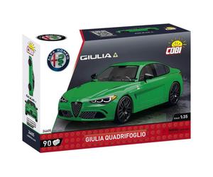 Alfa Romeo Gulia Quadrifoglio 100 KL (Green) Building Set