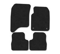 Alfa Romeo Junior Non-EV (2024+) Car Mats Tailored Fit Carpet Floor Mats Non Slip Black Trim Full Coverage Compatible Accessory Front Rear Set Anti Slip Granulated Backing Hand-Finished Clips
