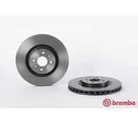 2x Brake disc internally vented 09.8004.41 BREMBO for ALFA ROMEO MITO