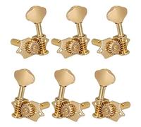 ALFAAL 1:18 Guitar String Tuning Pegs Tuner Machine Heads Knobs Tuning Keys For Acoustic Or Electric Guitar 3L3R