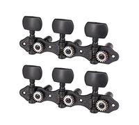 ALFAAL 1 Pair 1:18 Black Classical Guitar Tuners Machine Heads Tuning Key Pegs For Classical Guitar Or Flamenco Guitar