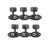 ALFAAL 1 Pair 1:18 Black Classical Guitar Tuners Machine Heads Tuning Key Pegs For Classical Guitar