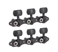 ALFAAL 1 Pair 1:18 Black Classical Guitar Tuners Machine Heads Tuning Key Pegs For Classical Guitar