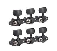 ALFAAL 1 Pair 1:18 Black Classical Guitar Tuners Machine Heads Tuning Key Pegs For Classical Guitar
