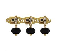 ALFAAL 1 Pair Left And Right Antique Copper Hollow Classical Guitar String Tuning Pegs Machine Heads Tuners Keys