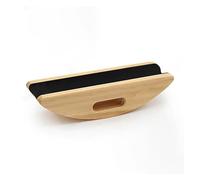 ALFAAL 1 Piece Guitar Bass Neck Rest Caul Semicircular Wooden Bracket Neck Support Guitar Fretwork Cork Lined260 X70x63mm