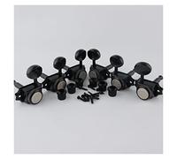 ALFAAL 1 Set 3R3L Lock String Tuners Vintage Tuners Machine Heads Tuners Black