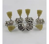 ALFAAL 1 Set 3R3L Locking String Vintage Deluxe Electric Guitar Machine Heads Tuners Nickel/Chrome Tuning Pegs (Color : Nickel)