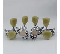 ALFAAL 1 Set 3R3L Locking String Vintage Deluxe Electric Guitar Machine Heads Tuners Nickel/Chrome Tuning Pegs (Color : Chrome)