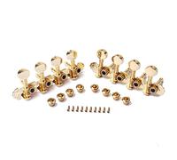 ALFAAL 1 Set 4R4L Tuning Pegs Tuning Pegs Keys Tuner Gold For Mandolin 8 Strings Guitar Accessory 117 X 42 X 38mm