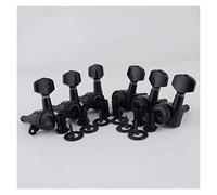 ALFAAL 1 Set Black Locking Guitar Machine Heads Tuners Gear Ratio 1:18 (Color : 6L)