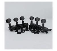 ALFAAL 1 Set Black Locking Guitar Machine Heads Tuners Gear Ratio 1:18 (Color : 6R)