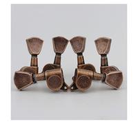 ALFAAL 1 Set Electric Guitar Tone Tuners 3L3R Antique Bronze Guitar Tuning Pegs Electric Guitar Machine Head