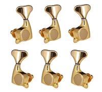 ALFAAL 1 Set Left+Right Guitar Tuning Pegs Tuner 1:21 Gear Ratio Luthier Supply Gold
