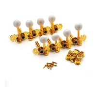 ALFAAL 1 Set Mandolin Machine Heads Tuners Tuning Keys Pegs For Mandolin Instrument Golden R/L