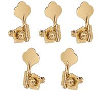 ALFAAL 1 Set Of 5Pcs Gold Open 5 Strings Bass Guitar Tuning Pegs Tuners Machine Heads Musical Instrument Accessories Parts (Color : 1)