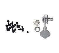 ALFAAL 1 Set Sealed Guitar String Tuning Pegs Tuners Machine Heads 6R & 1 Pcs Bass Tuning Pegs