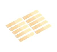 ALFAAL 10 Pack Eb Alto Sax Saxophone Reeds Strength 1.5 2.0 2.5 3.0 3.5 4.0 Sax Reed Woodwind Instrument Parts Accessories (Color : Strength 4.0)