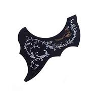 ALFAAL 10 Pcs Acoustic Guitar Pickguard Black Color For 36" 37" 38" 39" Guitar Small Size Pick Guard Acoustic Guitar Pickguards