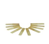 ALFAAL 10Pcs/Box Bb Tenor Sax Saxophone Reeds Strength 2.5 Saxophone Reed Professional Woodwind Instrument Parts Accessories (Color : Alto Sax Reeds)