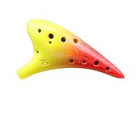 ALFAAL 12-hole AC Ocarina 12-hole Alto C-key Ocarina Good Pitch Musical Instrument (Color : 01)