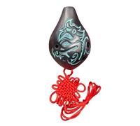 ALFAAL 12 Hole Rice Fired Soldering Ocarina Alto C Tone Beginner Teaching Smooth Ocarina Sound Quality Ocarina (Color : 03)