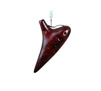 ALFAAL 12 Holes Ocarina Music Instrument Alto Tone C Pottery Ocarinas Flute Professional Musical Instrumentation Accessories (Color : 03)