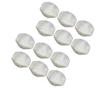 ALFAAL 12 Pcs White Guitar Tuning Pegs Keys Button Tuners Machine Heads Premium Plastic
