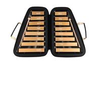ALFAAL 16 Keys Glockenspiel 16 Note Aluminum Plate Xylophone Early Educational Musical Instruments With Case Mallets (Color : YELLOW)
