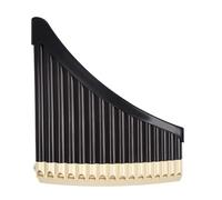 ALFAAL 18-hole Resin Curved Panpipe 16-tone With Bottom Bracket Anti-collision Student Playing 18-tone (Color : 16 tube meter brown)
