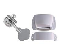 ALFAAL 1pc Vintage Precision Bass Tuning Pegs Open Geared Bass Tuners With Practical Alloy Bass Bridge Cover