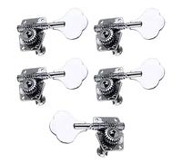 ALFAAL 1PCS Left & 4PCS Right Bass Tuner Peg Compatible For Guitar Tuning Pegs For Guitar Accessories Guitar Parts (Color : 1 left and 4 right)