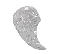 ALFAAL 1PCS Universal Folk Acoustic Guitar Pickguard Self-adhesive Pick Guard Sticker For Acoustic Guitar Parts Acoustic Guitar Pickguards (Color : White)
