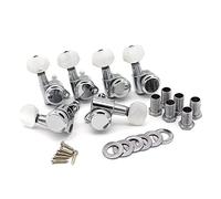 ALFAAL 1set Guitar Tuning Peg With Pearl Botton Head Guitar Locking Tuners Machine Head (Color : 6R Gold)