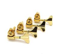 ALFAAL 1set Guitar Tuning Pegs Bass Guitar Machine Heads Tuners 2R2L/4L/4R 3 Coloer (Color : 4L Gold)