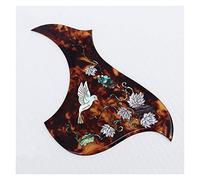 ALFAAL 2.0mm Thickness Self Sticker Acoustic Guitar Pickguard Guitar Accessories For Guitar Lovers Acoustic Guitar Pickguards (Color : 06)