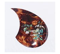 ALFAAL 2.0mm Thickness Self Sticker Acoustic Guitar Pickguard Guitar Accessories For Guitar Lovers Acoustic Guitar Pickguards (Color : 01)