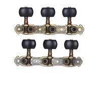 ALFAAL 2 Pcs (L&R) Classical Guitar Tuning Peg Acoustic Guitar Machine Heads 1 : 16 Tuning Keys Knobs (Color : Bronze Plated)