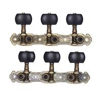 ALFAAL 2 Pcs (L&R) Classical Guitar Tuning Peg Bronze PlatedMachine Heads 1 : 16 Tuning Keys Knobs (Color : Bronze Plated)