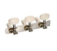 ALFAAL 2pcs 3R3L Guitar Tuning Pegs Tuners With Cream Button For Classical Guitar