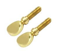 ALFAAL 2pcs Gold Saxophone Neck Screw Tightening Screw Sax Replacement Tool Parts Woodwind Instrument Accessory