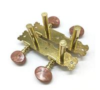 ALFAAL 2pcs(L And R) Classical Guitar Machine Heads Tuning Keys Pegs String Tuners(2pcs, 2-on-a-plate)
