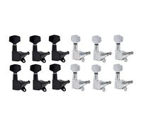 ALFAAL 2set Guitar Sealed Small Peg Tuning Pegs Tuners Machine Heads For Acoustic Electric Guitar