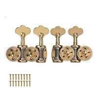 ALFAAL 3/4 4/4 Double Bass Single Tuners Machine Head Brass Steel Upright Bass Tuning Pegs