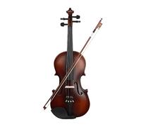 ALFAAL 3/4 4/4 Violin Professional Acoustic Solid Wood Matte With Case Bow Beginner Musical Instrument Violin Ebony Accessory (Color : 4-4 Violin Set 2)