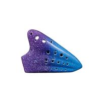 ALFAAL 3 Tube 16 Holes Ocarina Alto C Key AC Professional Ocarina Advanced Ceramics Ocarinas Musical Instruments (Color : 01)